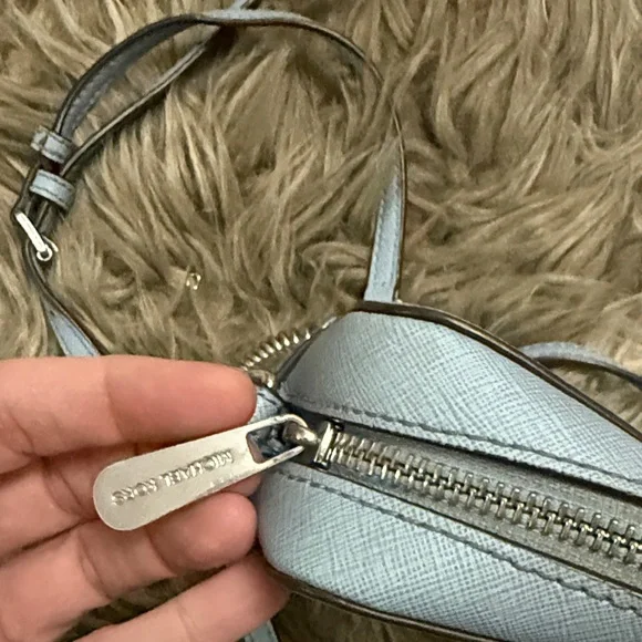 Michael Kors Sky Blue Crossbody Bag - Picture 7 of 15